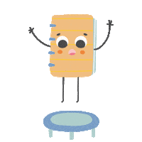 Happy Libreta Sticker by Lora Bailora