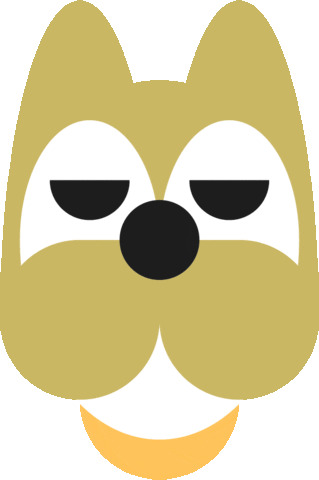 Dog Eyes Sticker