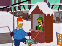 Happy Lets Go GIF by The Simpsons