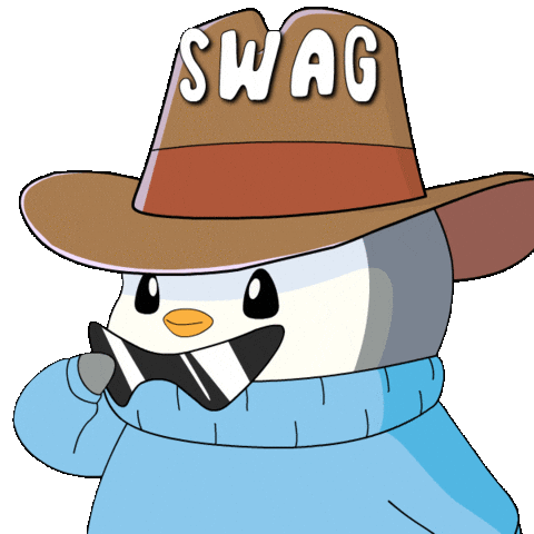Swag Deal With It Sticker by Pudgy Penguins