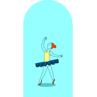 ayrtonmakes dancer ballet ballerina performer Sticker