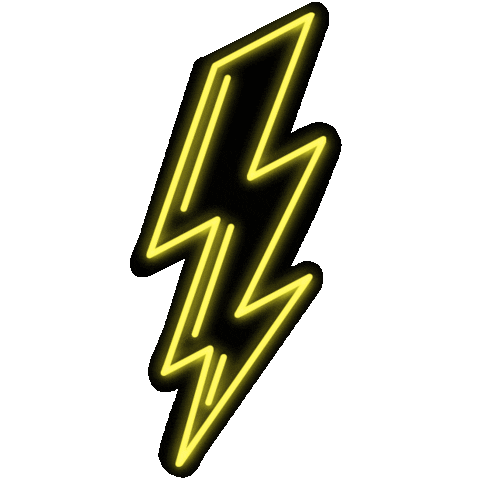 Awesome Lightning Bolt Sticker by Dyanapyehchek