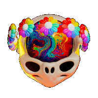 Grateful Dead Rainbow Sticker by Evan Hilton