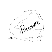 wuraolakayode tired exhausted pressure crushed Sticker