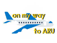 ARUInternational aru international aru international pre-departure on my way to aru Sticker