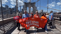 Anti-Gun Violence Activists March Over Brooklyn Bridge