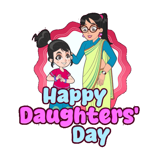 Celebration Daughter Sticker by Chhota Bheem