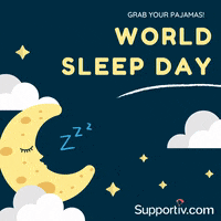 World Sleep Day Star GIF by Supportiv