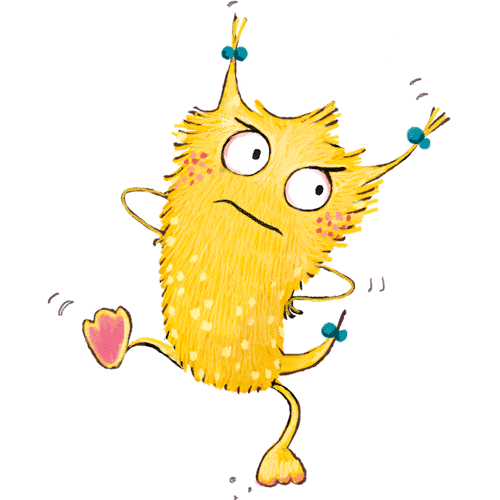 Angry Monster Sticker by Carlsen Kinderbuch