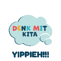Kindergarten Bouncing Sticker by Denk mit Kita