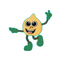 Happy Vegan Sticker by Jennifer Greenhill