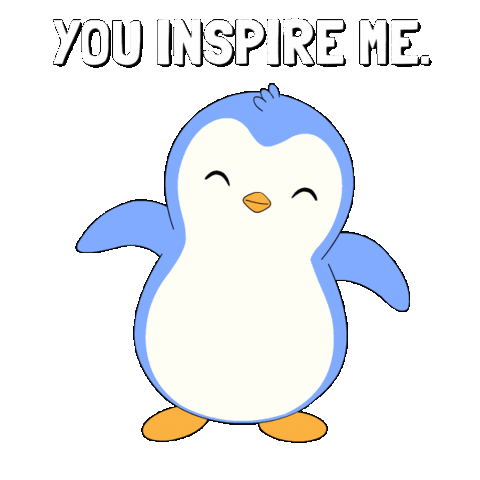Penguin Inspire Sticker by Pudgy Penguins