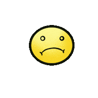 Borojito sad green yellow alien Sticker