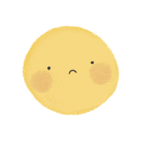 Sad Face Sticker