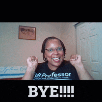 See Ya Reaction GIF by NoireSTEMinist