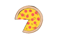 Pizza Sticker by LA П'ЄЦ