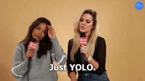 Khloe Kardashian Yolo GIF by BuzzFeed