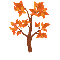 Illustration Fall Sticker by Stadtmarketing Halle (Saale)