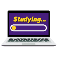 Test Studying Sticker by LSU Online