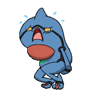 Sad Pokemon Sticker