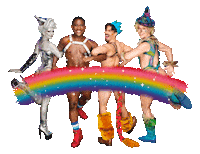 Wizard Of Oz Lion Sticker by Broadway Cares/Equity Fights AIDS