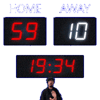10 Away Sticker