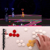 SB - SSBM - Samus - Short Hop