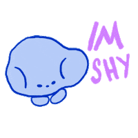 Baby Embarrased Sticker by Paola Hibiki