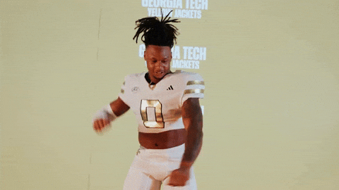 Georgia Tech Football Sport GIF by Georgia Tech Yellow Jackets