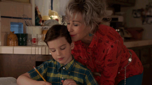 sheldon kiss GIF by CBS