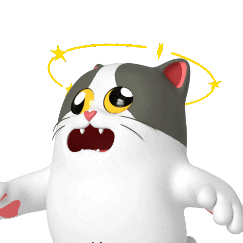 Cat No Sticker by Liberty Cats Emojis