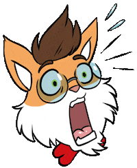 Fox Glasses Sticker by Mr Fischer
