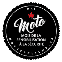 MotorcyclingCanada canada moto mai cmc Sticker