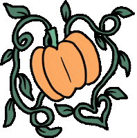 Halloween Flowers Sticker by Ruppert Tellac