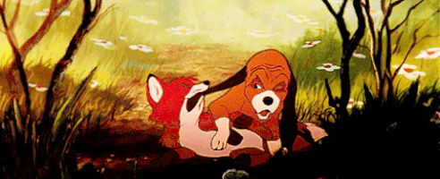 the fox and the hound GIF