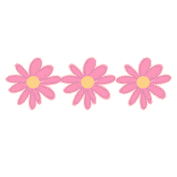 Pink Flower Sticker