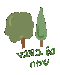 Trees Jewish Sticker by adis