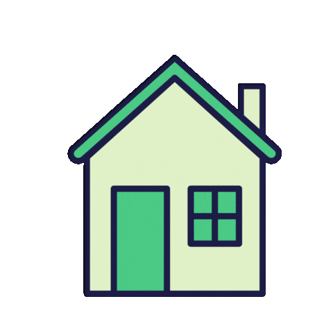 EcoHome wow home house newpost Sticker