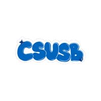 Csusbletters Sticker by CSUSB