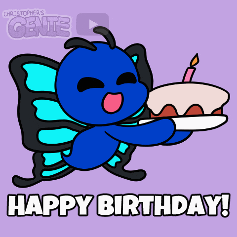 Happy Birthday Dance GIF by Christophers Genie