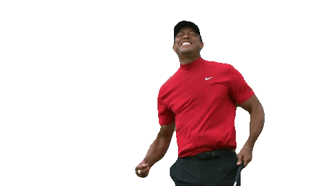 Tiger Woods Sport Sticker by Sports GIFs