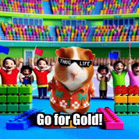 Guinea Pig Go For Gold GIF by Guinea Gambino