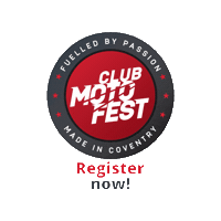 Registernow Sticker by CovMotoFest