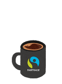 FairtradeAmerica love coffee hearts cozy Sticker
