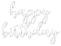 Happy Birthday Sticker