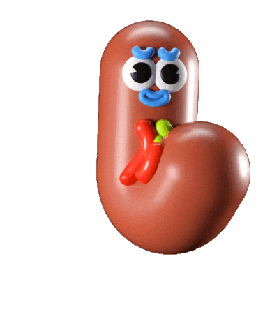 Happy Hot Dog Sticker by Grand Chamaco