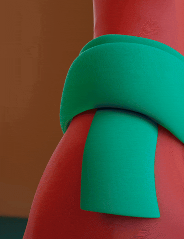 Dressing Up Snow Day GIF by Claynosaurz