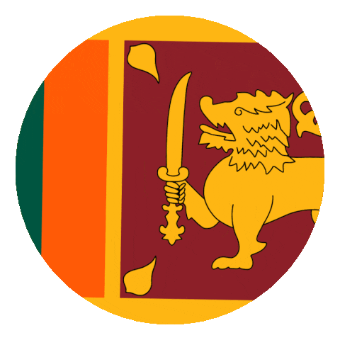Sri Lanka Flag Sticker by Conscious Planet - Save Soil