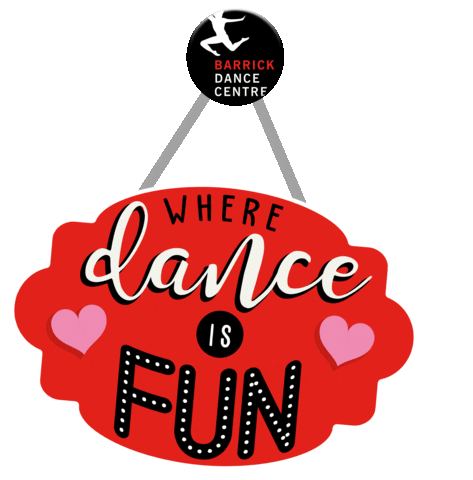 BarrickDanceCentre giphyupload dance fun dancing Sticker