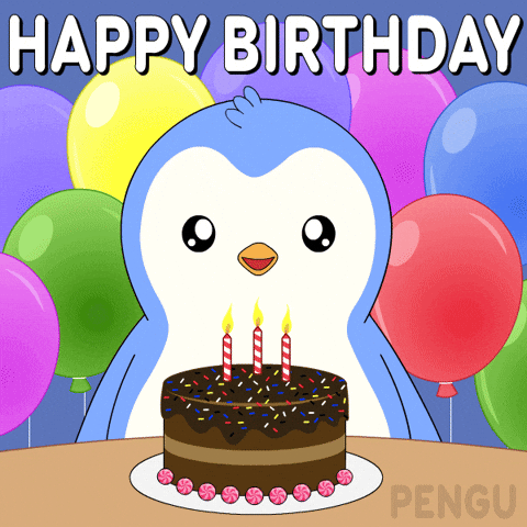 Happy Birthday GIF by Pudgy Penguins